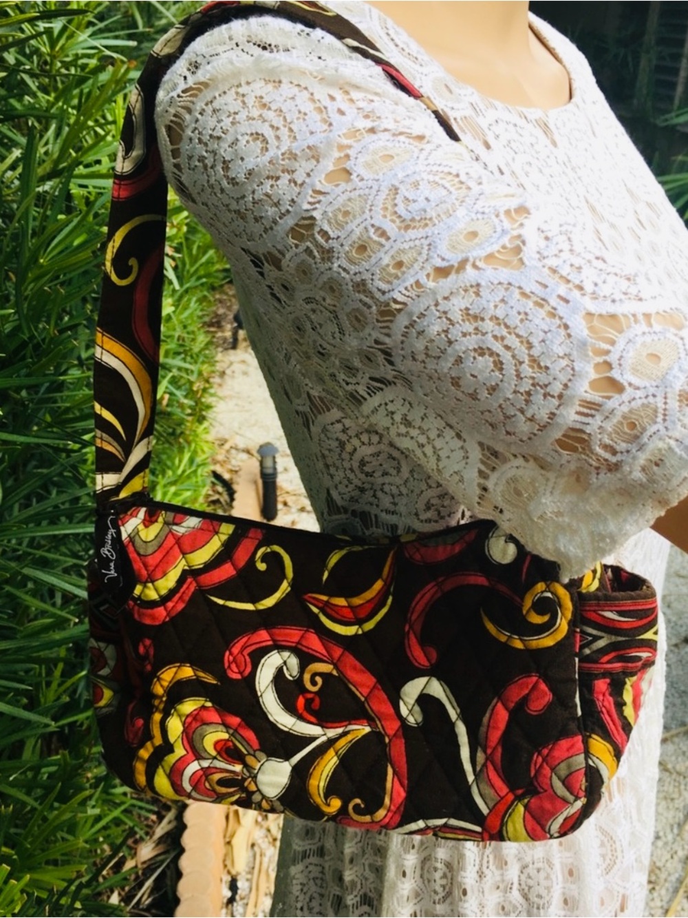 Vera Bradley Quilted Floral PUCCINI pattern Shoulder Bag - Picture 8 of 8